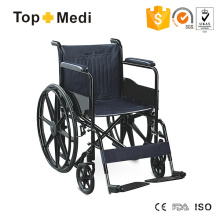 Fauteuil roulant pliant en acier Foshan Mag Wheel